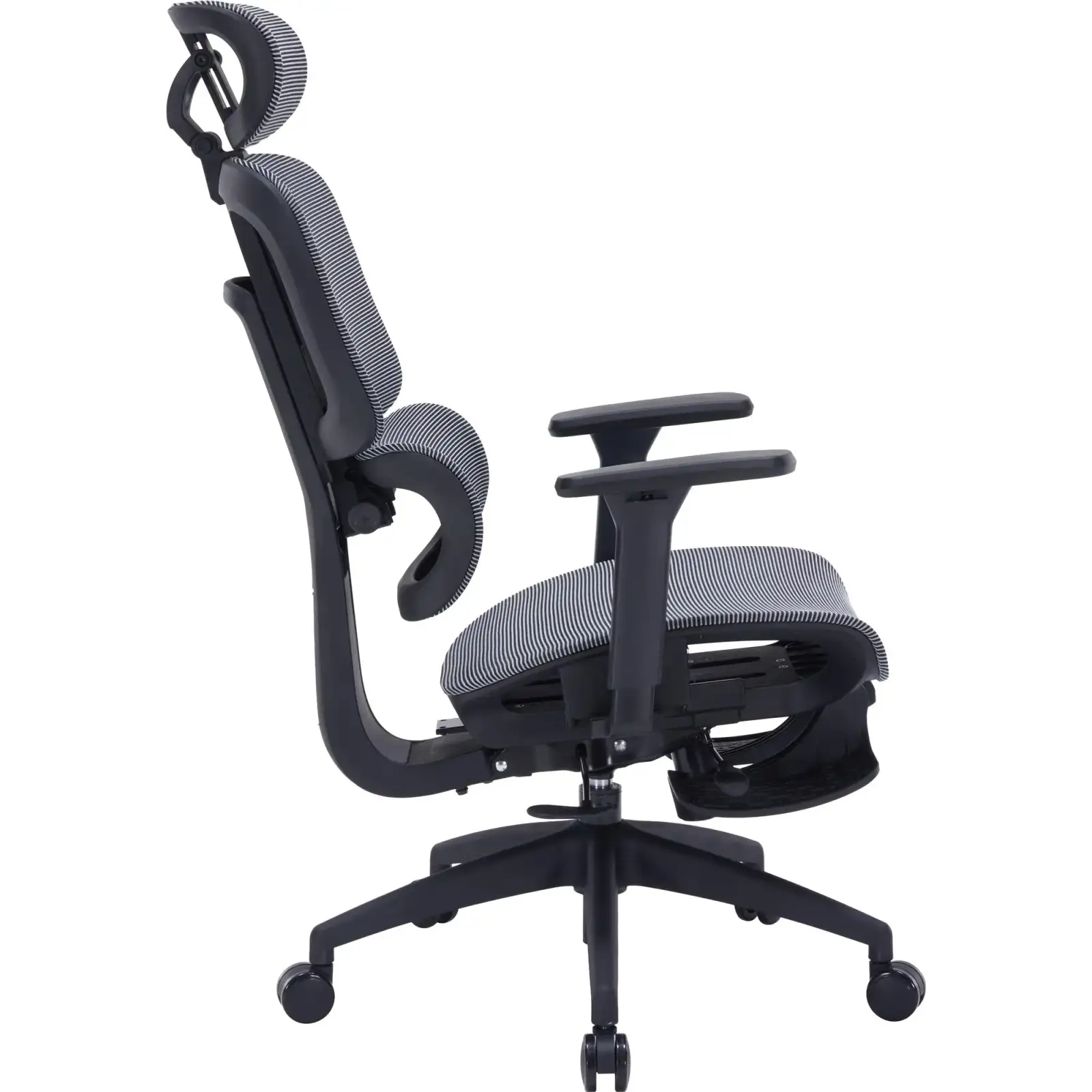 Кресло офисное Officepro Skyline Footrest Black/Dark Gray (OC750-B-DG-DG) UA