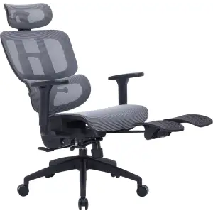 Кресло офисное Officepro Skyline Footrest Black/Dark Gray (OC750-B-DG-DG) UA