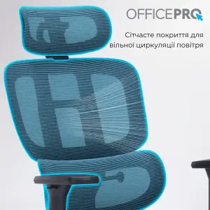 Кресло офисное Officepro Skyline Footrest Black/Dark Gray (OC750-B-DG-DG) UA