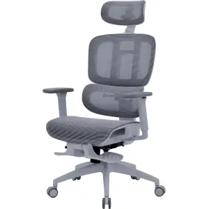 Кресло офисное Officepro Skyline Footrest Gray/Dark Gray (OC750-G-DG-DG) UA