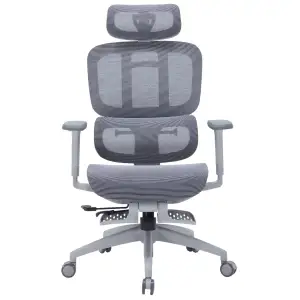 Кресло офисное Officepro Skyline Footrest Gray/Dark Gray (OC750-G-DG-DG) UA