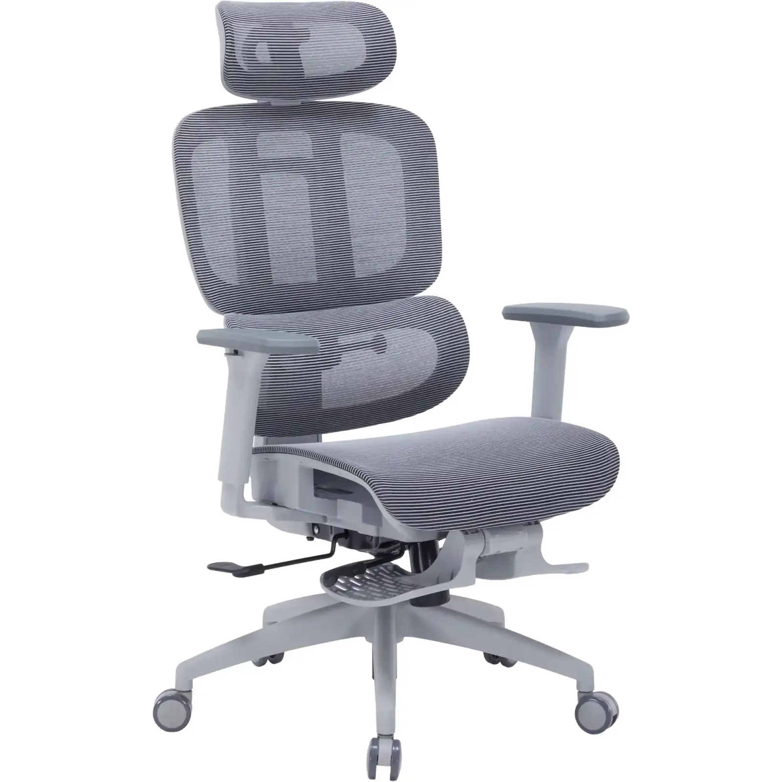 Кресло офисное Officepro Skyline Footrest Gray/Dark Gray (OC750-G-DG-DG) UA