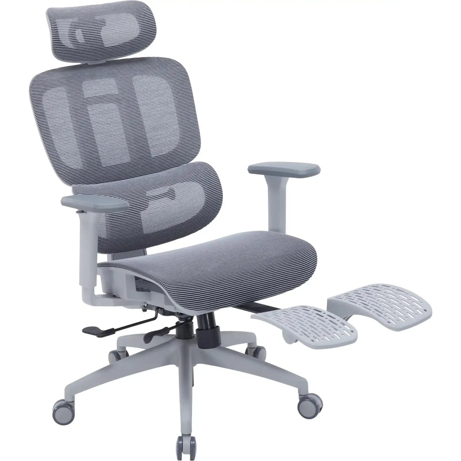 Кресло офисное Officepro Skyline Footrest Gray/Dark Gray (OC750-G-DG-DG) UA