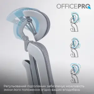 Кресло офисное Officepro Skyline Footrest Gray/Dark Gray (OC750-G-DG-DG) UA