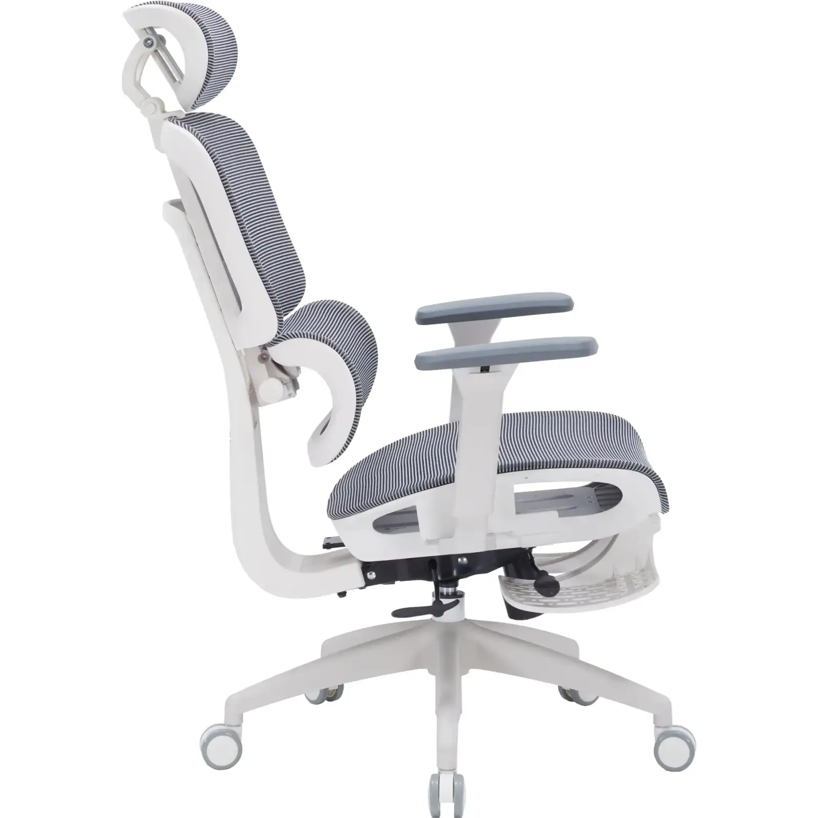 Кресло офисное Officepro Skyline Footrest White/Dark Gray (OC750-W-DG-DG) UA