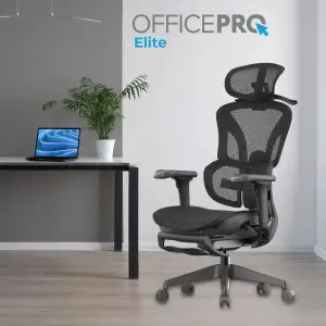 Кресло офисное OfficePro Elite OC950B Black UA