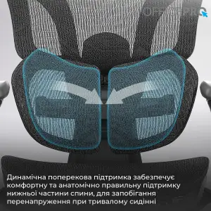 Кресло офисное OfficePro Elite OC950B Black UA
