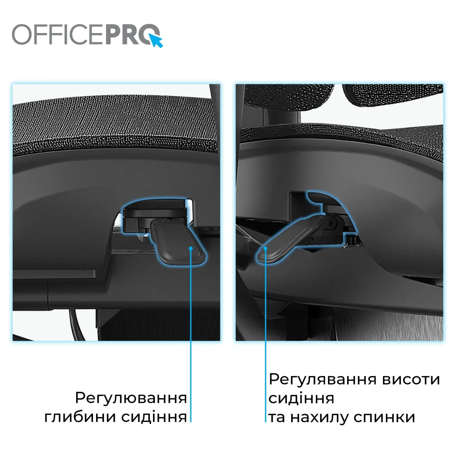 Кресло офисное OfficePro Elite OC950B Black UA