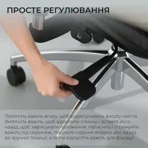 Крісло офісне Sihoo Doro S100 Mesh Black (S100-M301) UA