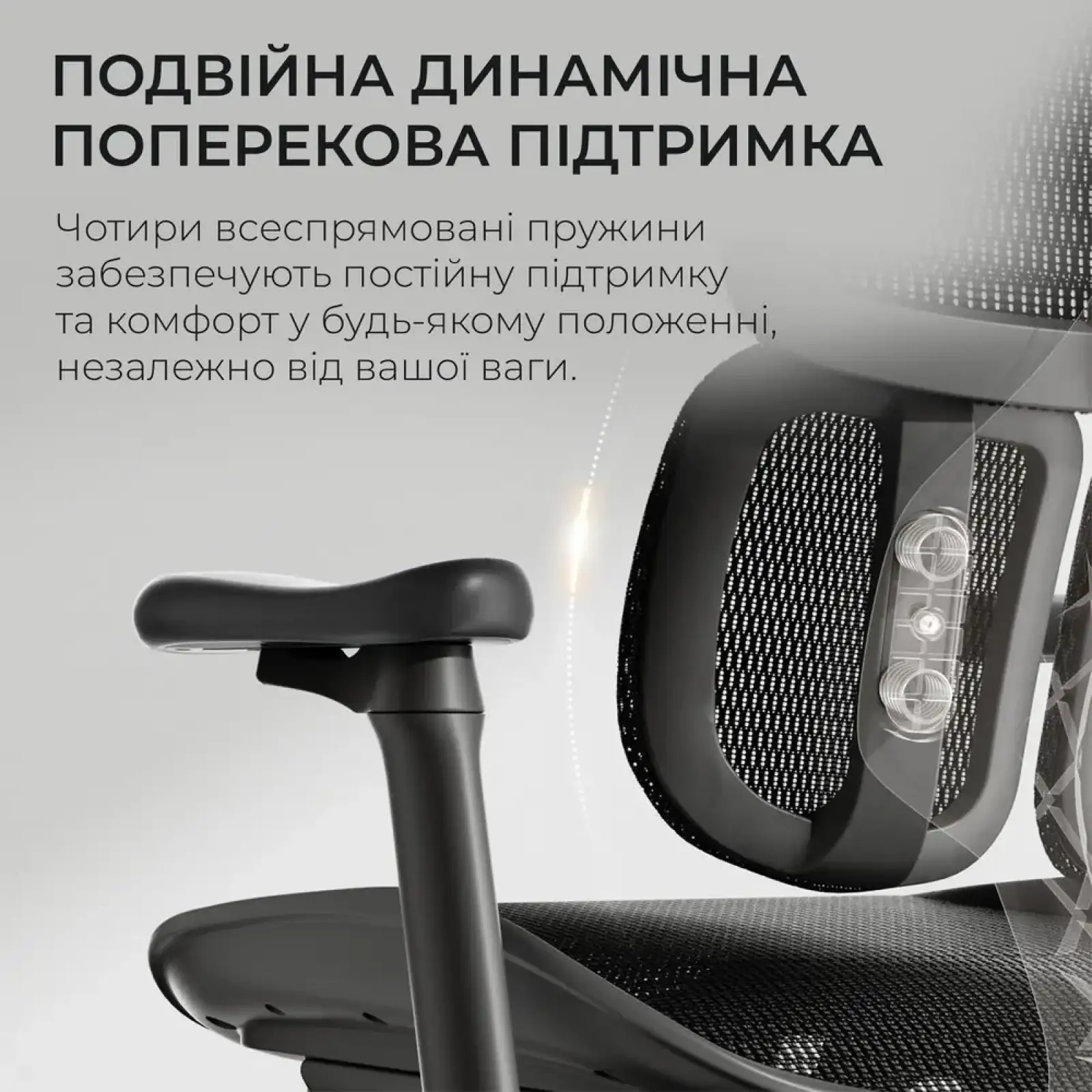 Крісло офісне Sihoo Doro S100 Mesh Black (S100-M301) UA