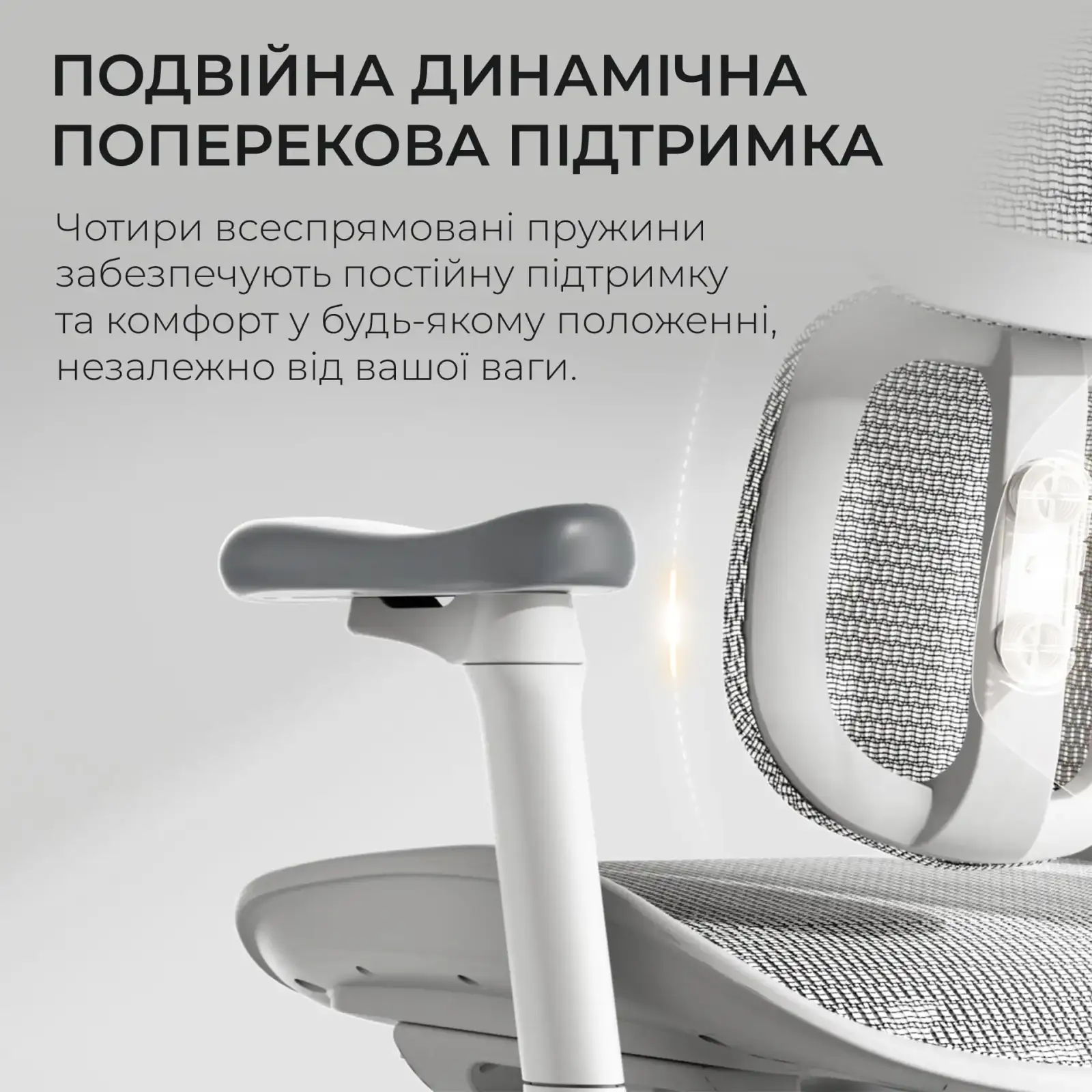 Кресло офисное Sihoo Doro S100 Mesh White (S100-M302) UA