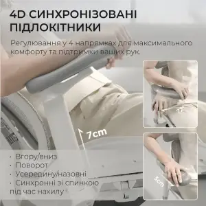Кресло офисное Sihoo Doro S100 Mesh White (S100-M302) UA