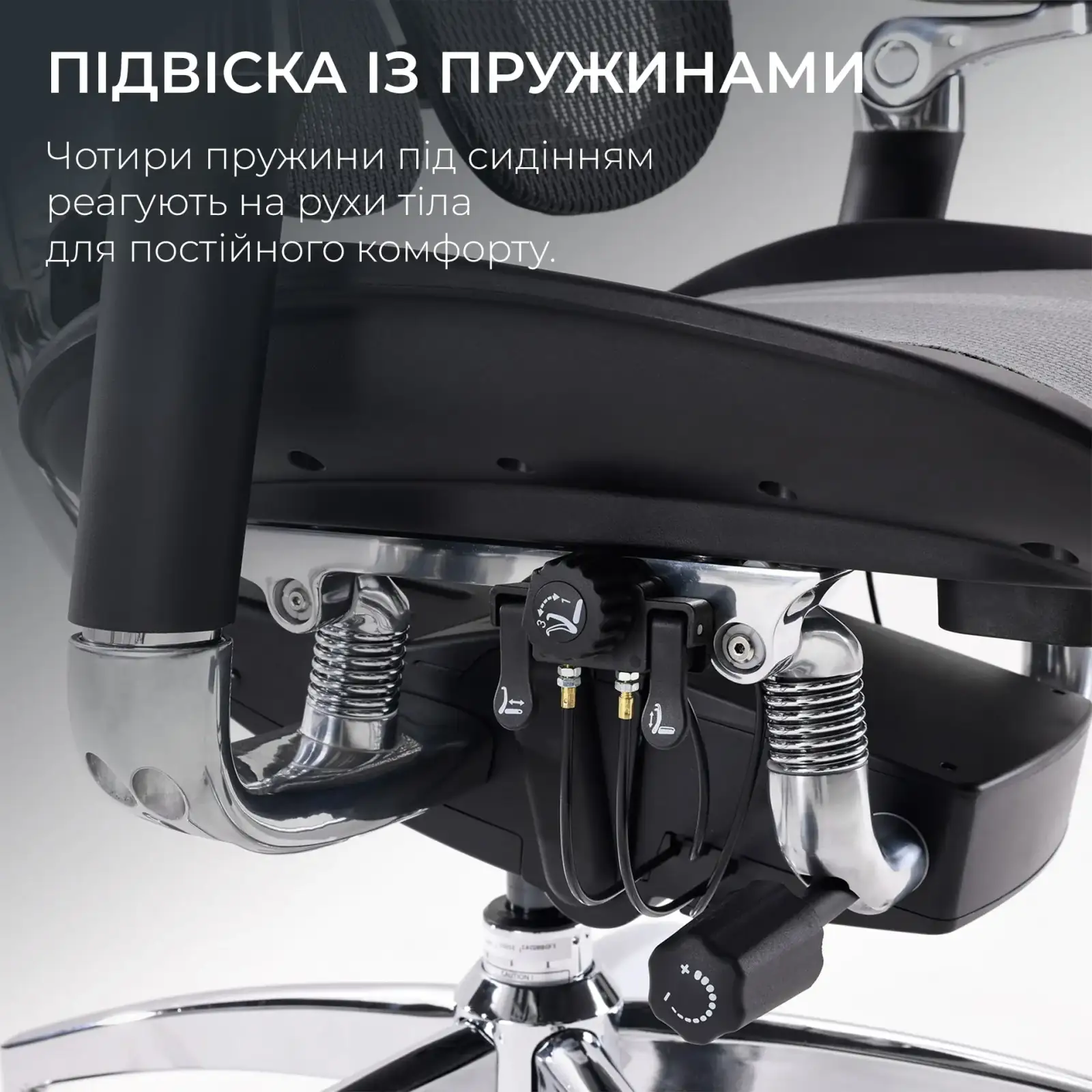 Крісло офісне Sihoo Doro S300 Mesh Dark Grey (S300-M201) UA