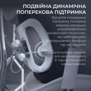 Крісло офісне Sihoo Doro S300 Mesh Light Grey (S300-M202) UA