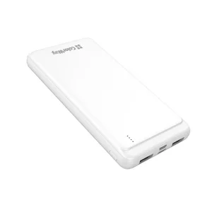 Зовнішній акумулятор ColorWay Slim 10000mAh White (CW-PB100LPF2WT) UA