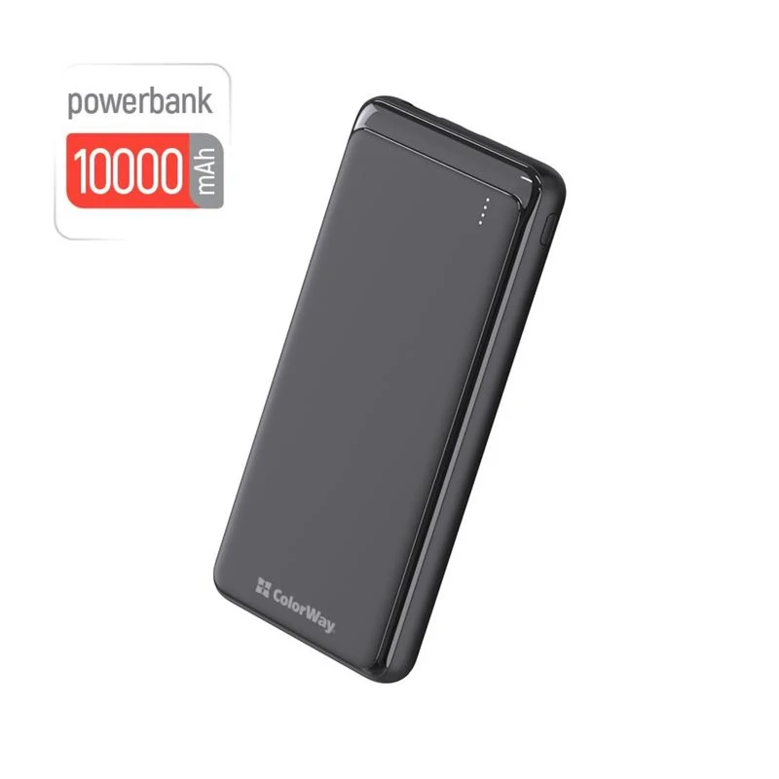 Зовнішній акумулятор ColorWay Slim PD 10000mAh Black (CW-PB100LPG3BK-PD) UA