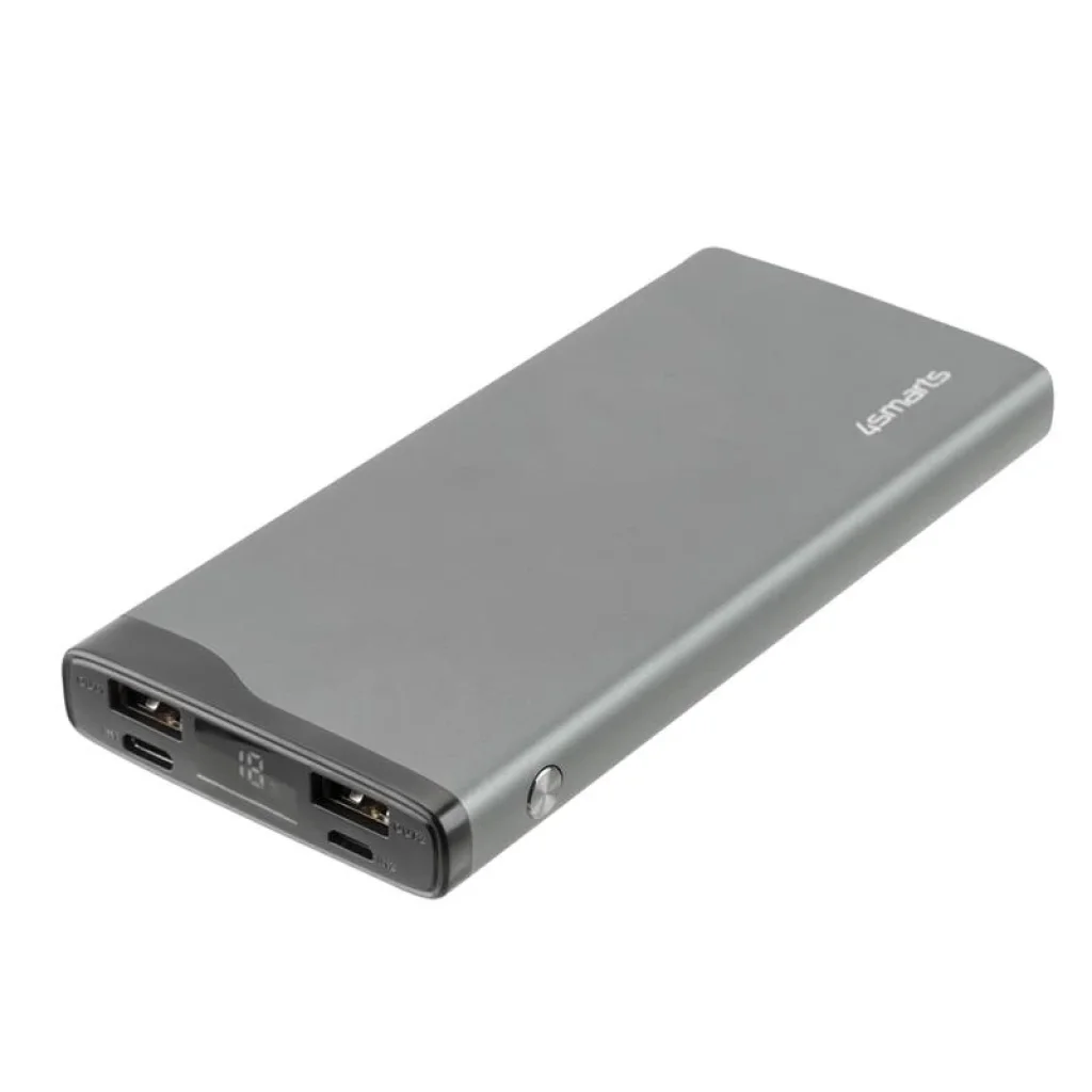 Внешний аккумулятор 4smarts VoltHub Pro 10000mAh 22.5W with Quick Charge, PD gunmetal Select Edition UA