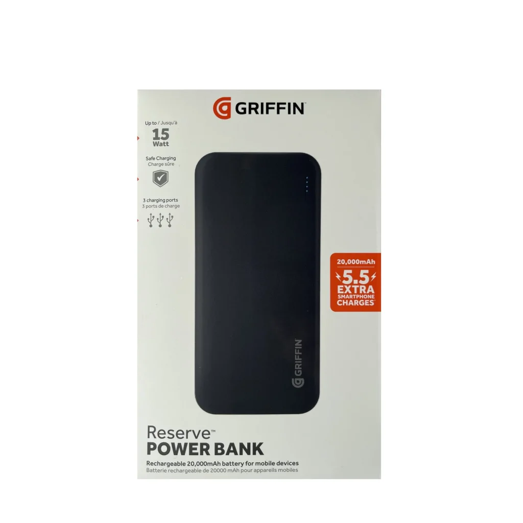 Внешний аккумулятор Griffin GP-149 20000mAh Black (GP-149-BLK) UA