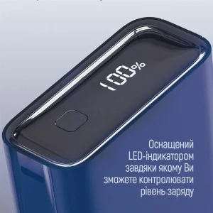 Зовнішній акумулятор ColorWay Full power 20000mAh Blue (CW-PB200LPG2BL-PDD) UA