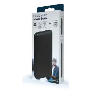 Зовнішній акумулятор Gembird 10000mAh Black (PB10-02) UA
