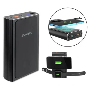 Зовнішній акумулятор 4smarts VoltHub Graphene UltiMag 20000mAh 200W, Wireless, Black, VoltHub Graphene 20000mAh 200W UA