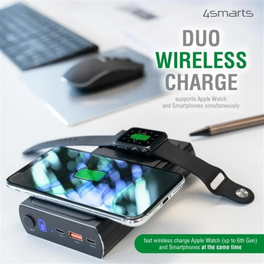 Внешний аккумулятор 4smarts VoltHub Graphene UltiMag 20000mAh 200W, Wireless, Black, VoltHub Graphene 20000mAh 200W UA
