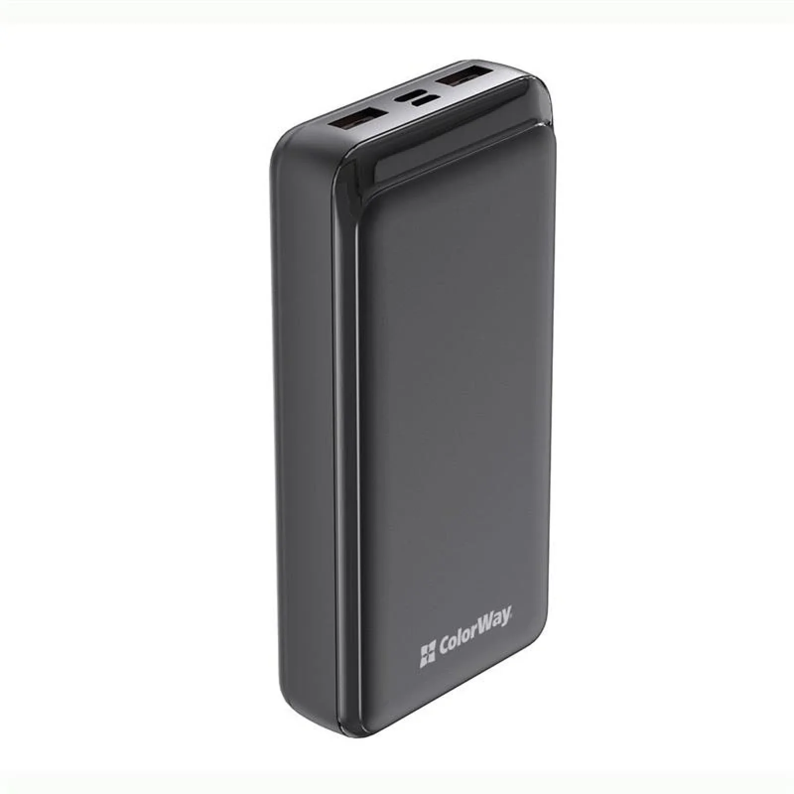 Зовнішній акумулятор ColorWay Slim 20000mAh Black (CW-PB200LPD2BK) UA