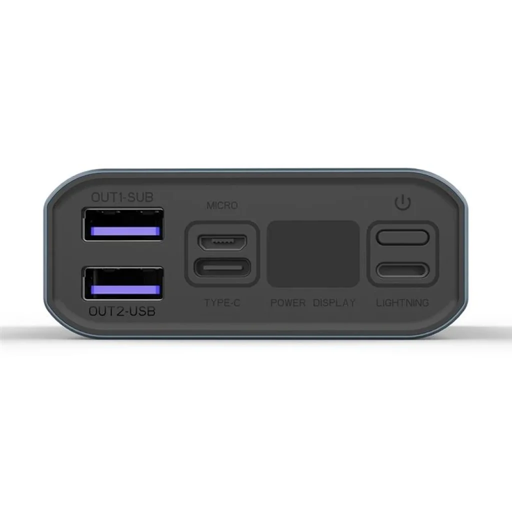 Зовнішній акумулятор ColorWay 20000mAh Gray (CW-PB200LPH3GR-PDD) UA