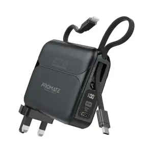 Внешний аккумулятор Promate PowerPack-20Pro Black 20000mAh, powerpack-20pro.black UA