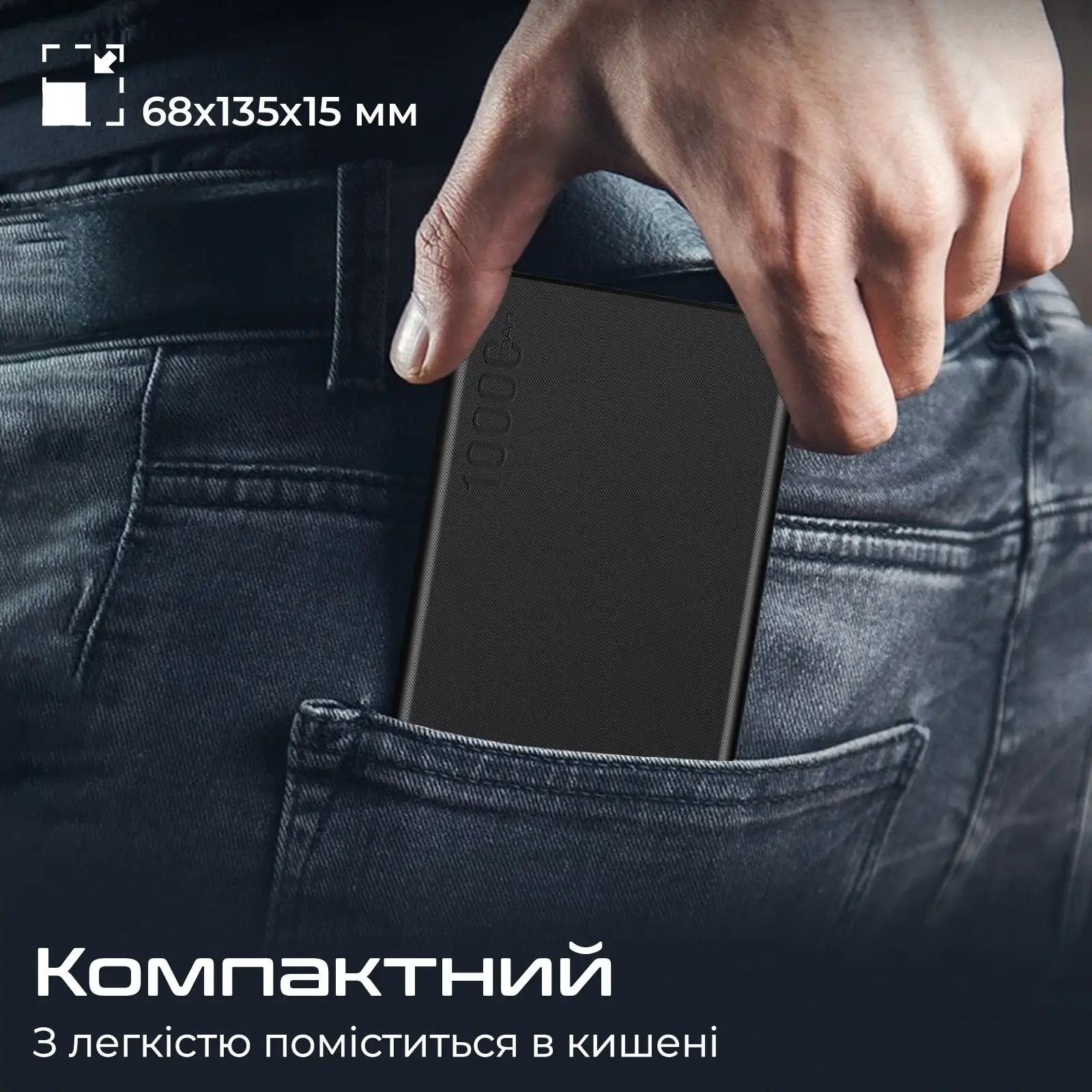 Внешний аккумулятор Promate Bolt-10Pro Black 10000mAh, bolt-10pro.black UA