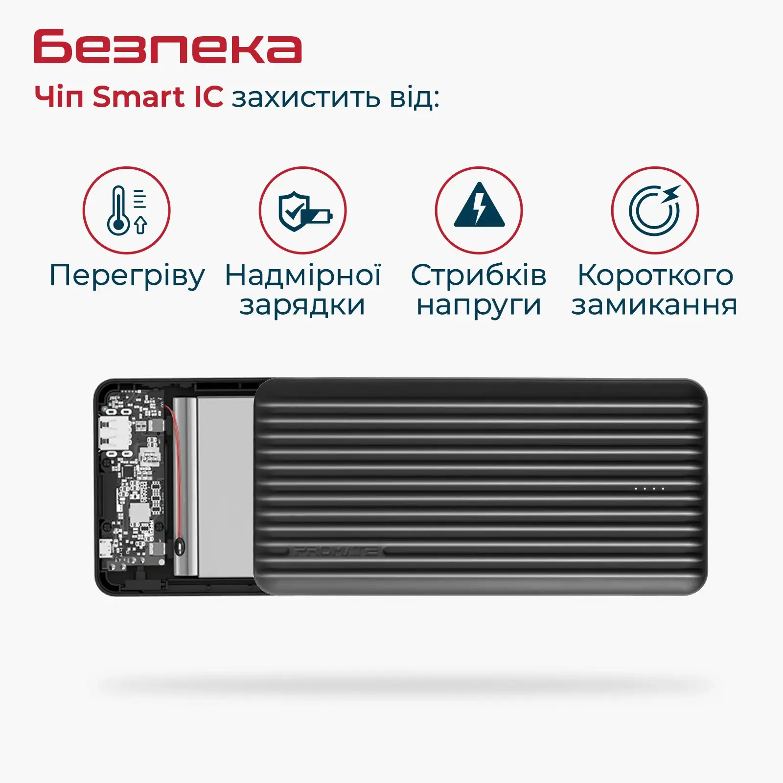 Внешний аккумулятор Promate Titan-30 Black 30000mAh, titan-30.black UA