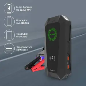 Зовнішній акумулятор Promate HexaBolt-20 Black 19200mAh, hexabolt-20.black UA