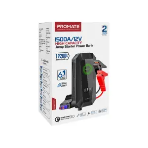 Зовнішній акумулятор Promate HexaBolt-20 Black 19200mAh, hexabolt-20.black UA