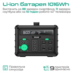 Зарядна станція Zendure 1016Wh (ZDSB1000M-gy-eu) UA