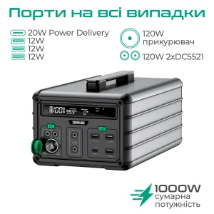 Зарядна станція Zendure 1016Wh (ZDSB1000M-gy-eu) UA