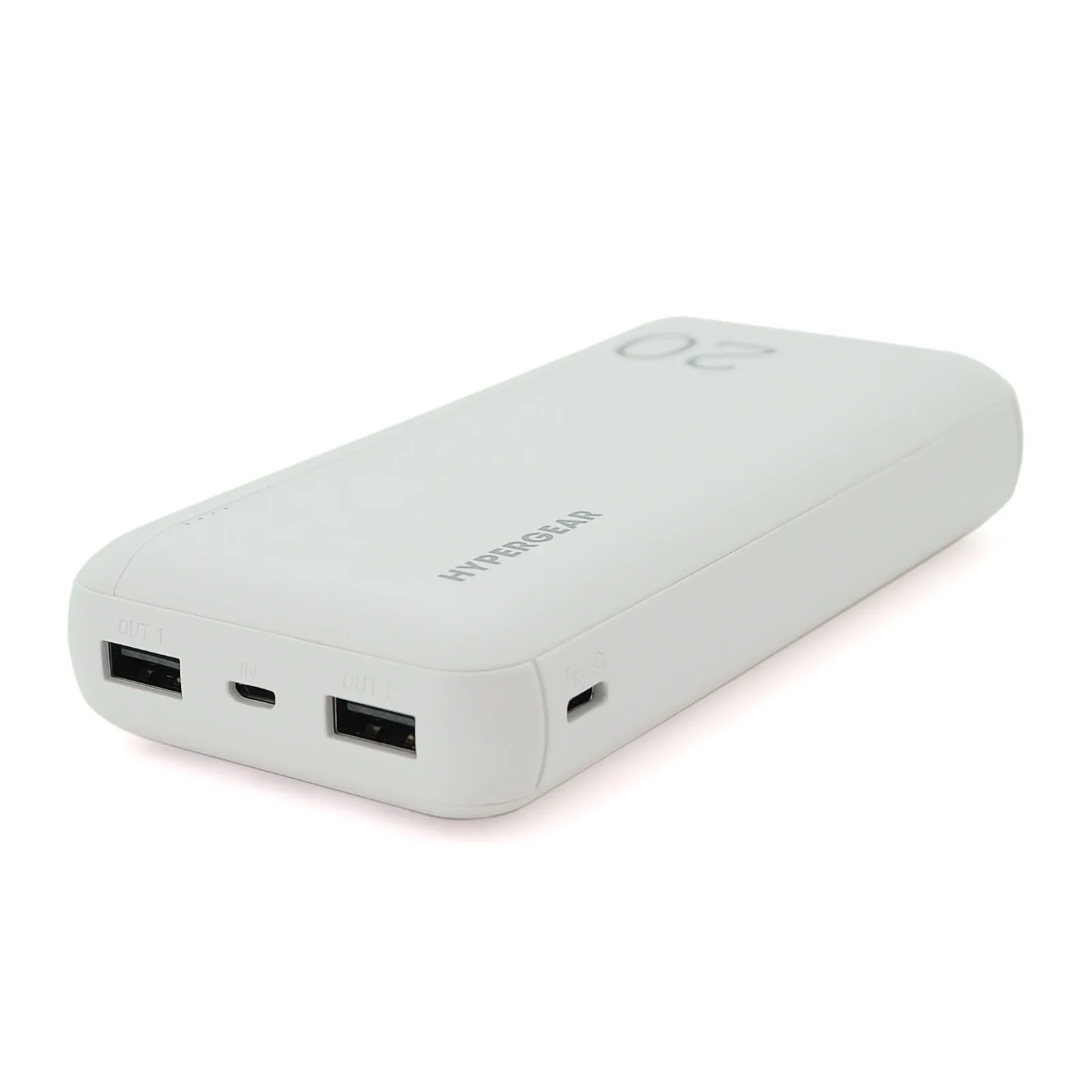 Внешний аккумулятор Hypergear 20000mAh Fast Charge White (Hypergear-15460/29509) UA