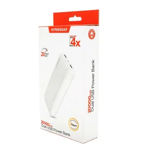 Зовнішній акумулятор Hypergear 20000mAh Fast Charge White (Hypergear-15460/29509) UA