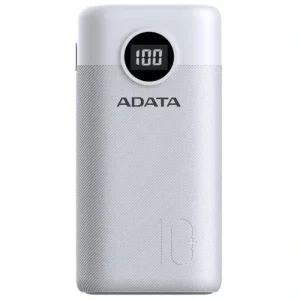 Зовнішній акумулятор A-DATA P10000QCD 10000mAh White (AP10000QCD-DGT-CWH) UA