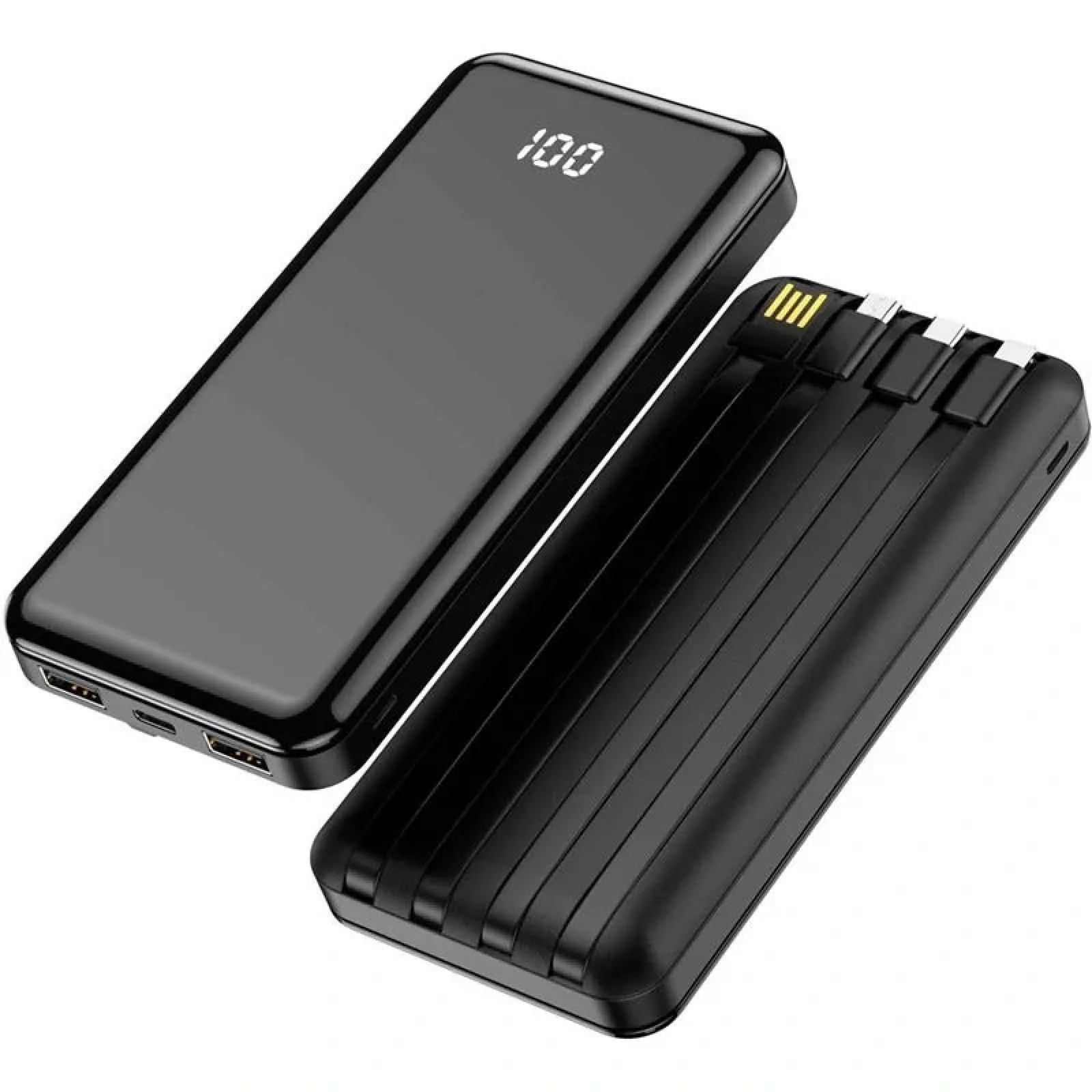 Зовнішній акумулятор Forever TB-411 ALLin1 USB-C + Lightning + microUSB 10000mAh Black (1283126565083) UA