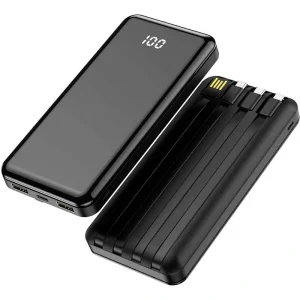 Внешний аккумулятор Forever TB-411 ALLin1 USB-C + Lightning + microUSB 10000mAh Black (1283126565083) UA