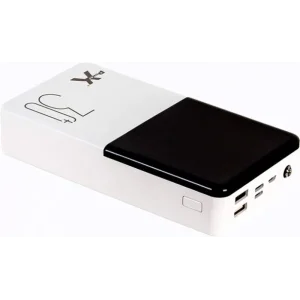 Зовнішній акумулятор PowerX Q500 30000mAh LCD Screen White (1283126562334) UA