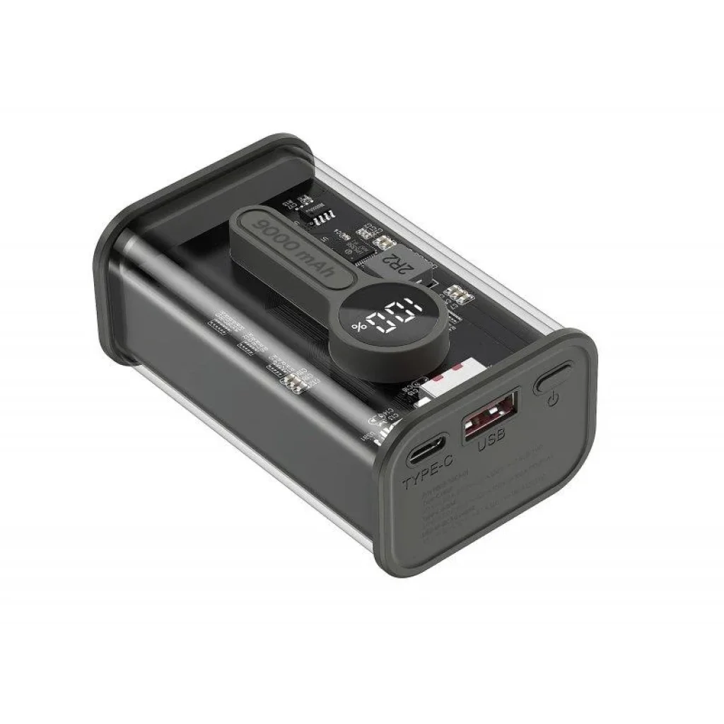 Внешний аккумулятор Gembird 9000mAh Black (PB09-TQC3-01) UA