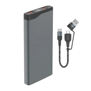 Зовнішній акумулятор 4smarts VoltHub Pro 10000mAh 22.5W with Quick Charge, PD gunmetal Select Edition UA