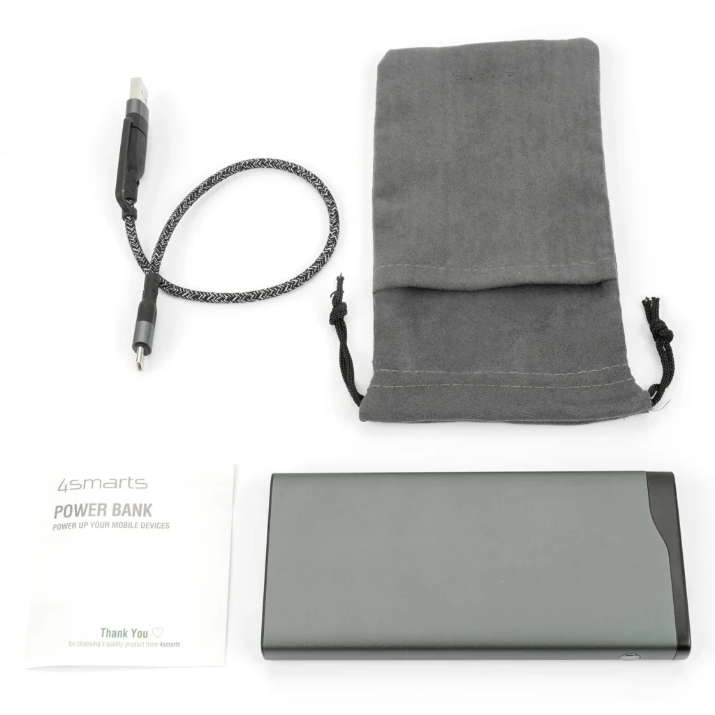 Внешний аккумулятор 4smarts VoltHub Pro 10000mAh 22.5W with Quick Charge, PD gunmetal Select Edition UA