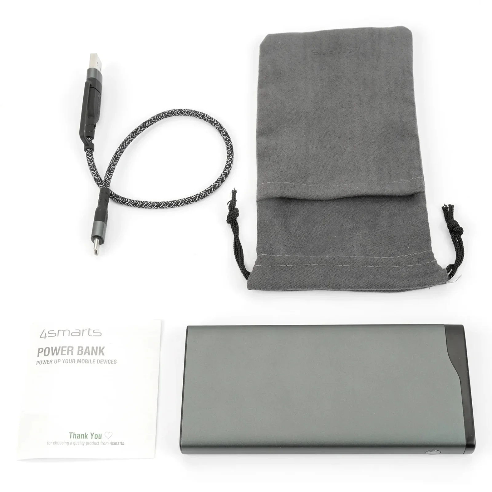 Внешний аккумулятор 4smarts VoltHub Pro 10000mAh 22.5W with Quick Charge, PD gunmetal Select Edition UA