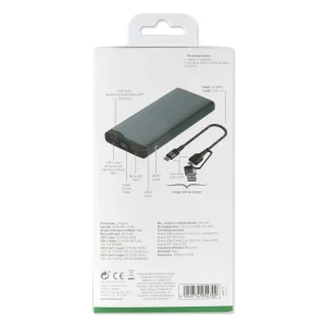 Внешний аккумулятор 4smarts VoltHub Pro 10000mAh 22.5W with Quick Charge, PD gunmetal Select Edition UA