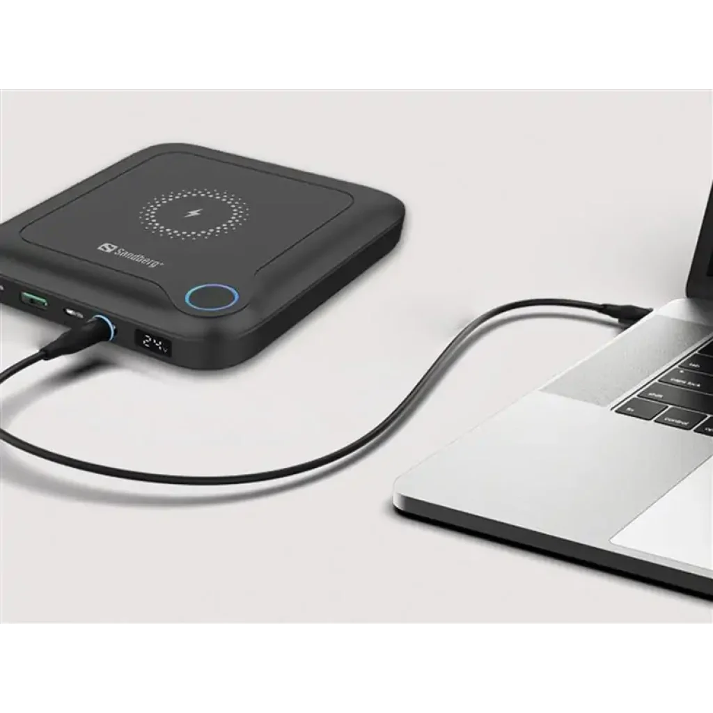 Зовнішній акумулятор Sandberg All-in1 Laptop Powerbank 24000mAh Black (420-57) UA
