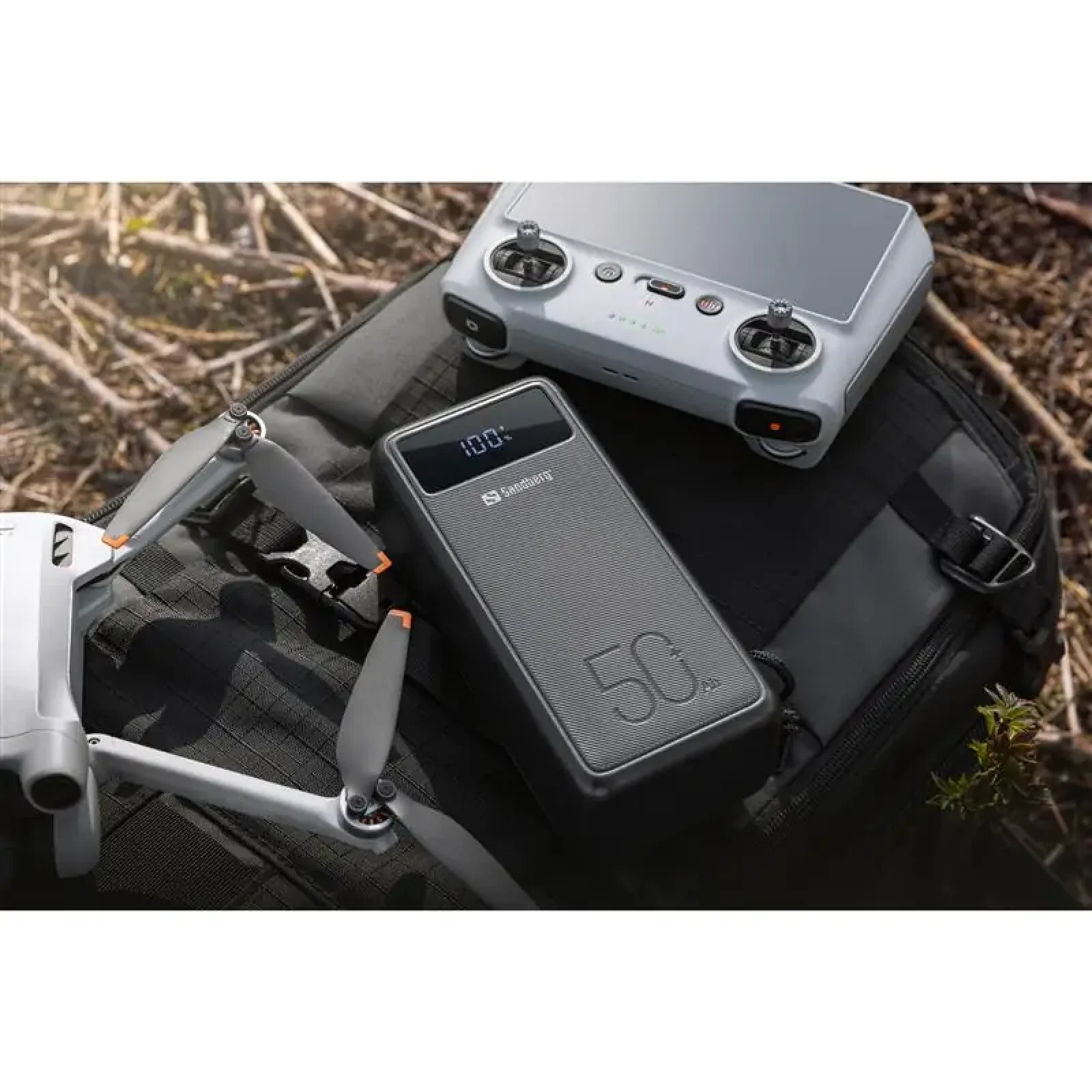 Зовнішній акумулятор Sandberg Powerbank 50000mAh, USB-C PD 130W, Black (420-75) UA