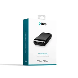 Зовнішній акумулятор Ttec 20000mAh PowerSlim Black (2BB184S) UA