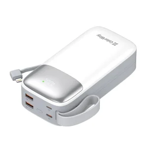 Зовнішній акумулятор ColorWay 30000mAh White (CW-PB300LPA4WT-PDD) UA